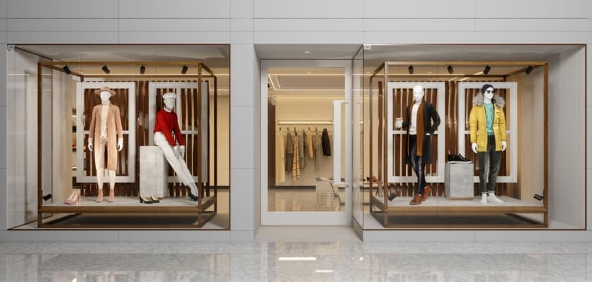 Limpieza escaparates comercios
