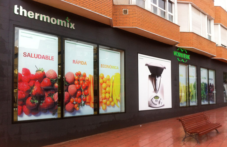 Limpieza escaparates tiendas