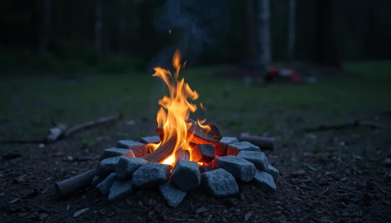 Cómo encender un fuego en una fogata