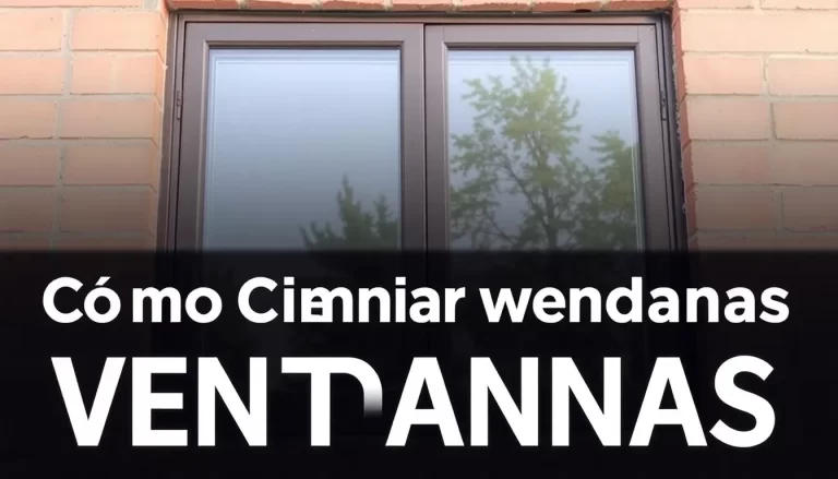 Cómo limpiar ventanas de forma efectiva y rápida