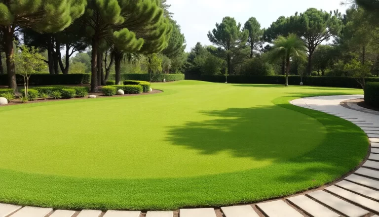 Cortadora de césped ideal para crear rayas de campo de golf