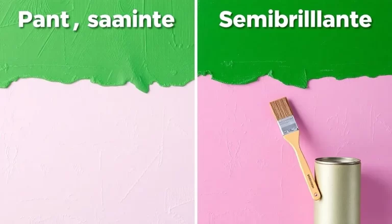 Diferencias entre pintura satinada y semibrillante