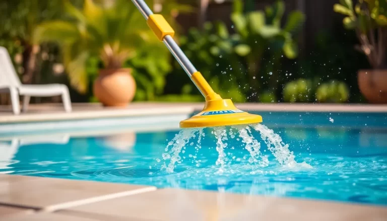 Este herramienta de piscina hace la limpieza por ti